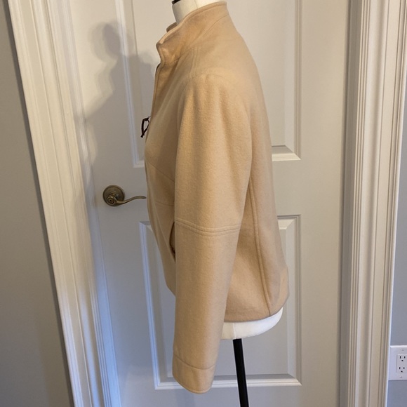 Vintage Louben Camel Wool Lined Zip Jacket. Size 8, fits like a small. - Picture 4 of 7